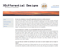 Tablet Screenshot of differentialdesigns.net